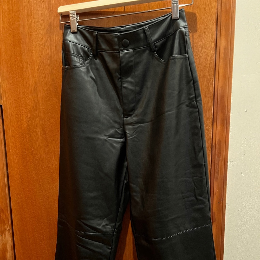 Zara Faux Leather Pants Size XS